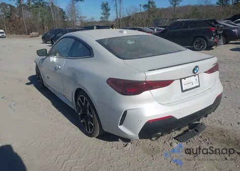 2026 BMW 430I z USA, uszkodzony, nr VIN WBA43DA07TCV89546